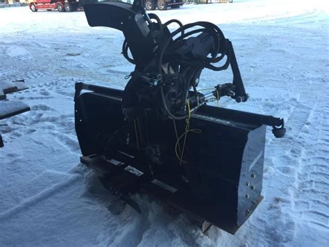 front mounted snow blower skid steer